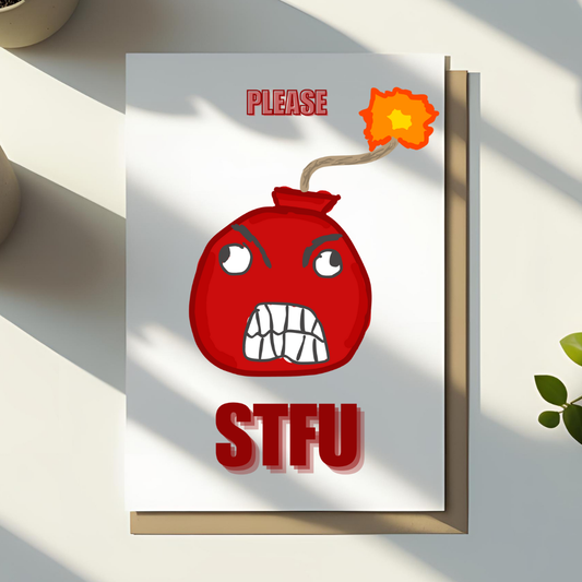 Im Crashing Out Card